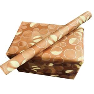 Inpakpapier Stippen Bruin