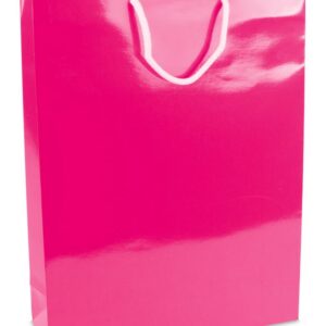 Papieren Draagtas Luxe Roze 30x10x40cm