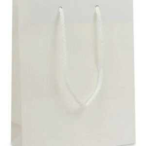 Papieren Draagtas Wit Luxe 20x8x26cm