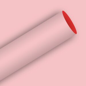 Inpakpapier 2mx70cm By Nature Uni Duo roze/rood