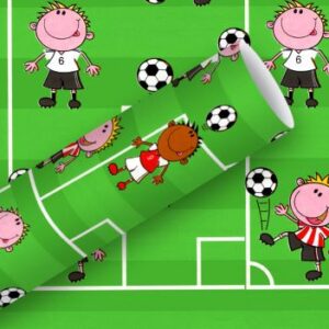 Inpakpapier 2mx70cm Voetbal