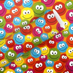 Inpakpapier 2mx70cm Just Smileys