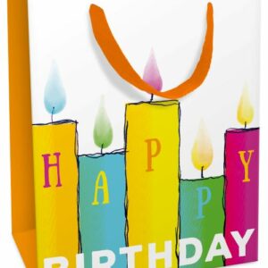 Tasje 12x15x6cm Colour Candles
