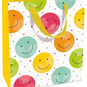 Tasje 18x21x8 cm Happy Smileys