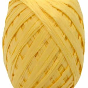 By Nature Raffia Ei 30m geel