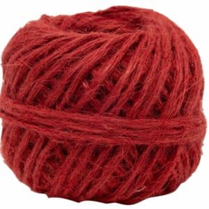 By Nature Jutekoord 2mmx10m rood