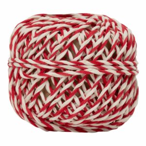By Nature koord Baumw.2mmx10m Secret rood wit