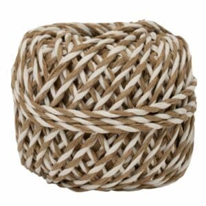 By Nature koord Baumw.2mmx10m Secret natuur/wit