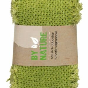 By Nature Stroken 55mmx2m katoen Rustico groen