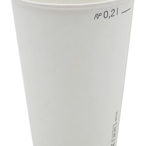 3414-0001 Bekers 0,2l 10er Verpakking By nature wit - zonder plastic