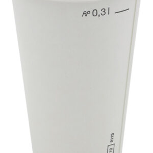 3415-0001 Bekers 0,3l 10 stuks By nature wit – Verpakking zonder plastic