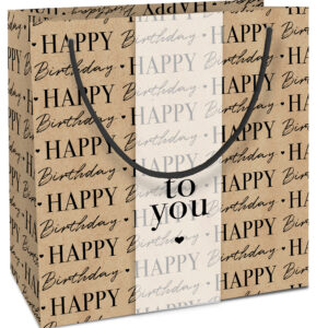 4012-23415 Graphic Birthday schwarz