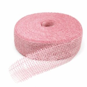 Jute Cadeaulint Cadeauband 5cm Roze