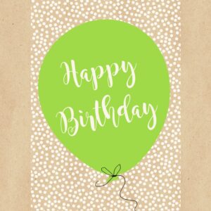 Servetten 33x33cm 20 stuks By Nature Birthday Ballon