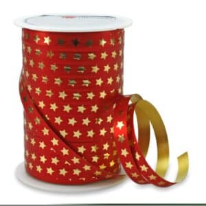 Krullint Kerst Sterren Rood