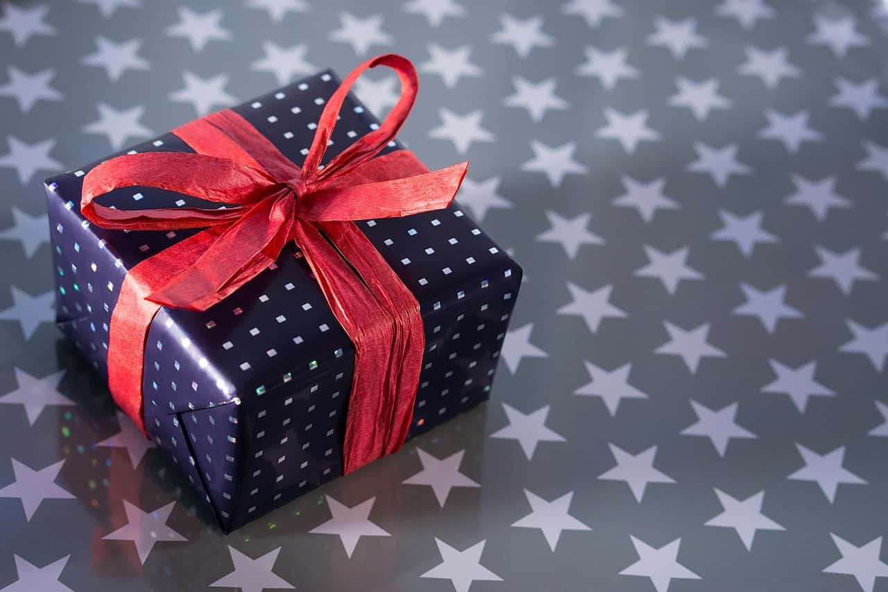 cadeau met vakje inpakken