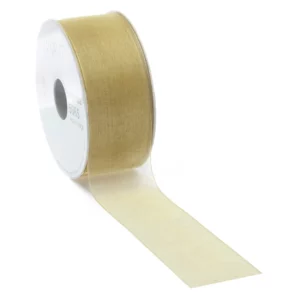 Organza Lint 25mm Goud