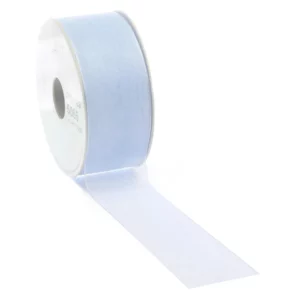 Organza Lint 25mm Lichtblauw