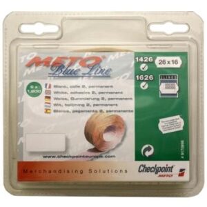 Etiket BlueLine 2-liner: Fluor oranje-standaard
