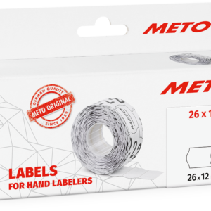 Etiket Meto 26x12 Wit Diepvries