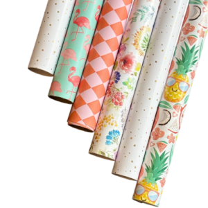 Inpakpapier Cadeaupapier Verjaardag Summer 6 luxe rollen