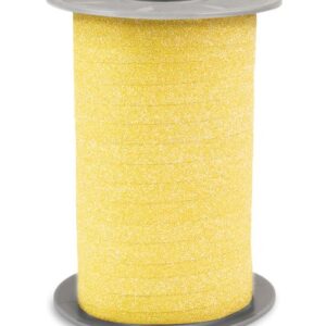 Krullint Glitter Lichtgeel