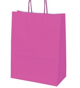 Papieren draagtas 18x8x24 Fuchsia