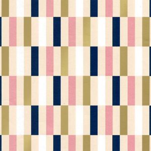 Inpakpapier Domino Coated Blauw Roze Goud