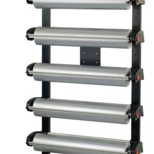 Papierrolhouder Multi Vario tbv 5 cadeaupapierrollen en 8 krullintrollen