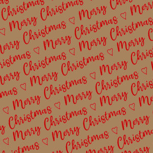 Inpakpapier Kerst Merry Christmas Rood