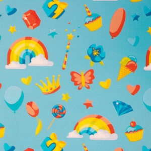 Inpakpapier Kinderen Regenboog